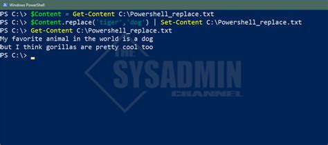 argv 1; oldstring sys. . Powershell replace text in large file